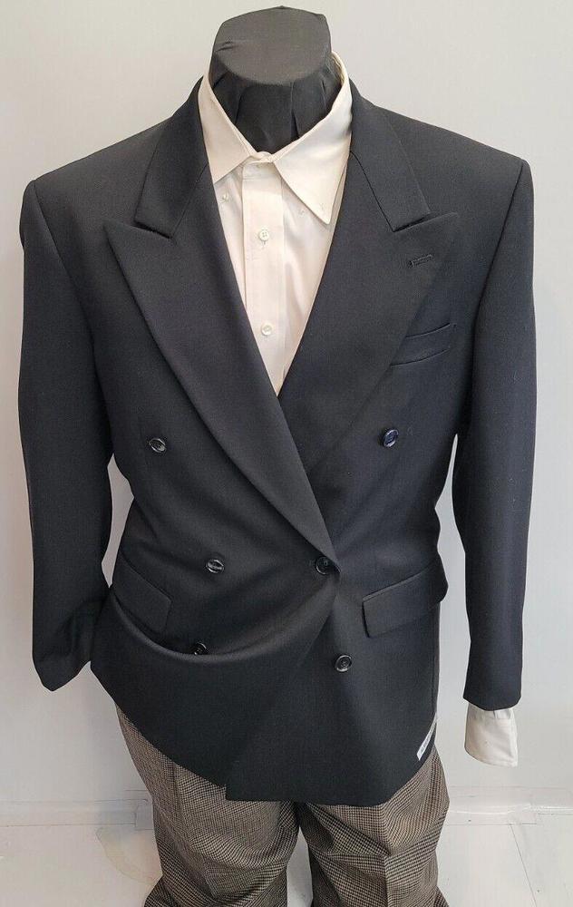 Albert Nipon 6 Button Double Breasted Blazer 40r … - image 2